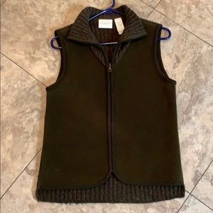 Liz Claiborne green vest. Size S